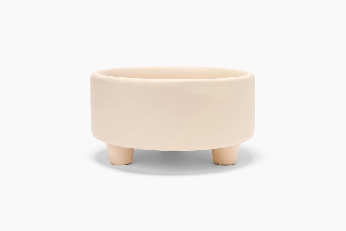 Waggo Uplift Ceramic Dog Bowl for Small Medium and Large Breeds - Heavyweight and Durable Pet Food