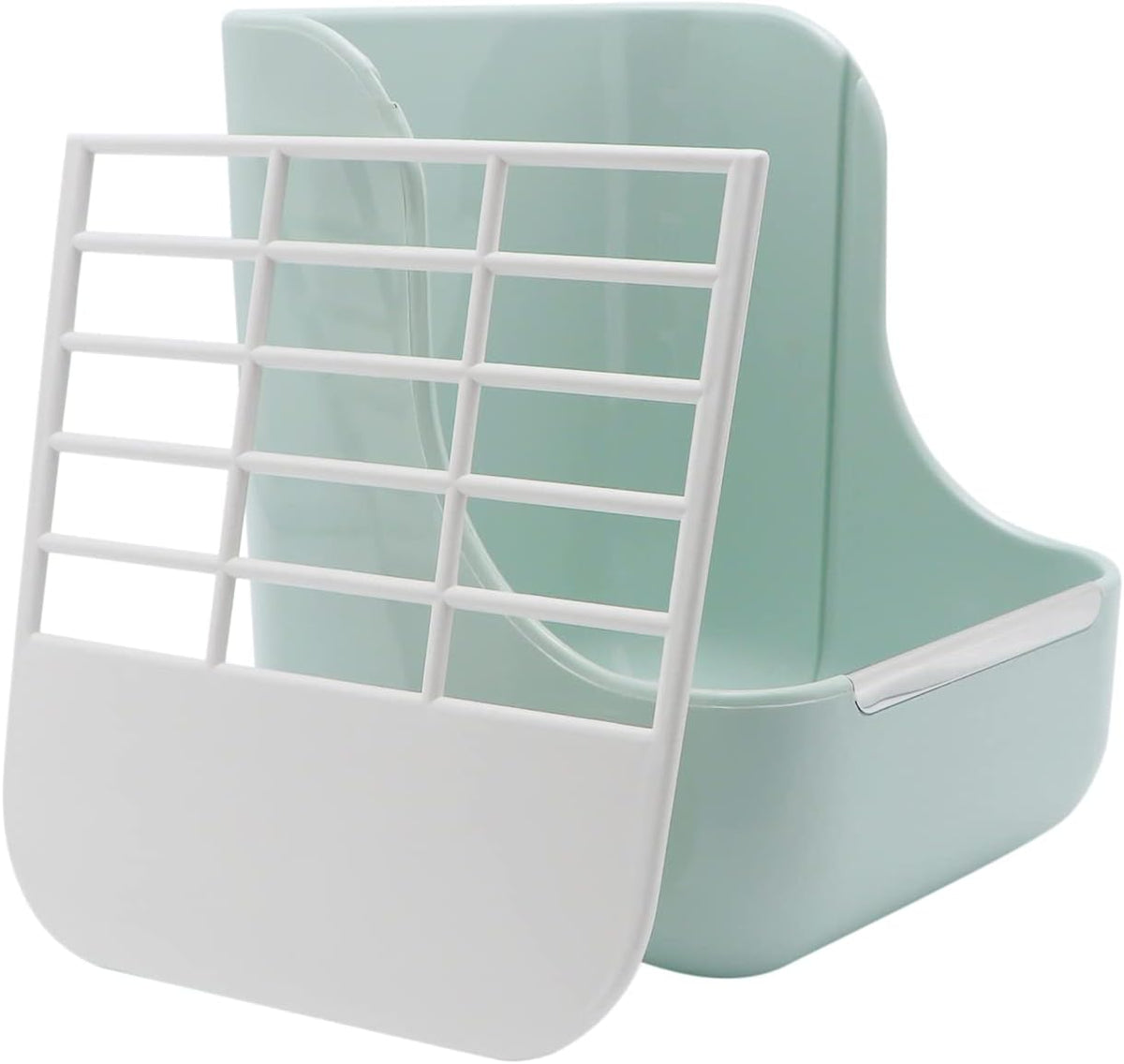 Litewoo Rabbit Hay Feeder Food Bowl Feeding Rack for Small Animal Guinea Pig Chinchilla Bunny Cage