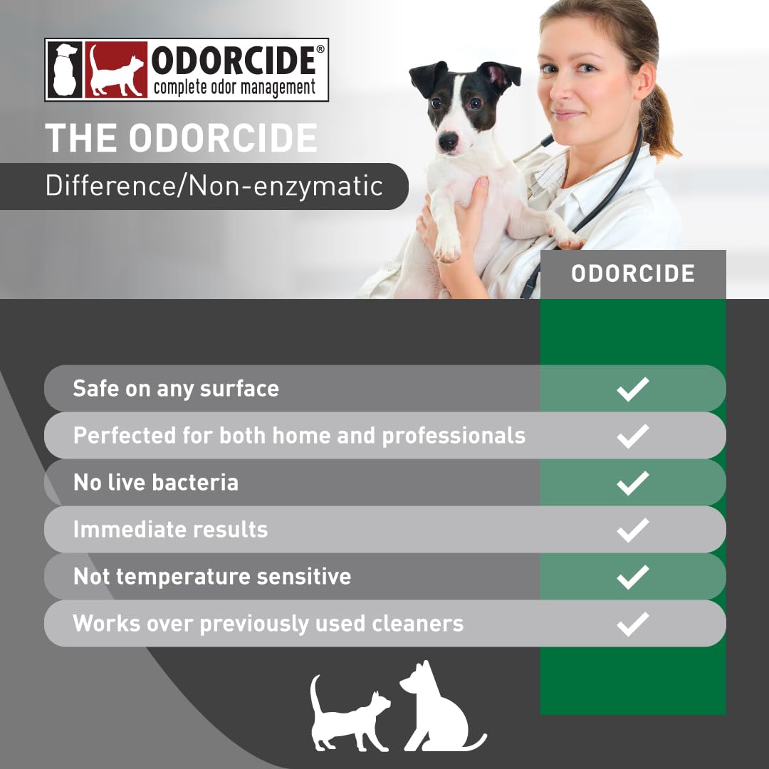 Odorcide, Thornell KOE Kennel Odor Eliminator Concentrate, Great for Cages, Runs, Floors & More