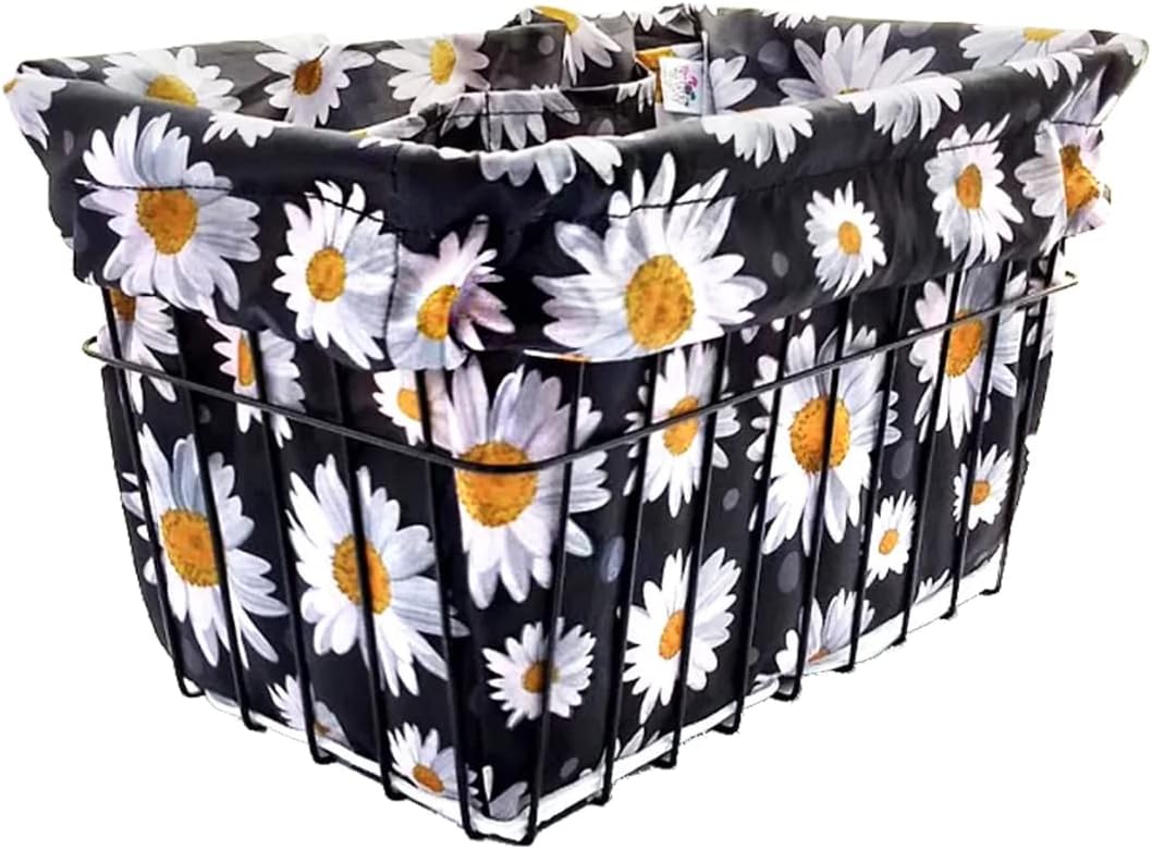 Cruiser Candy Bike Basket Liner Waterproof, Universal Fit for Most Bike Baskets, Stylish 2in1Tote