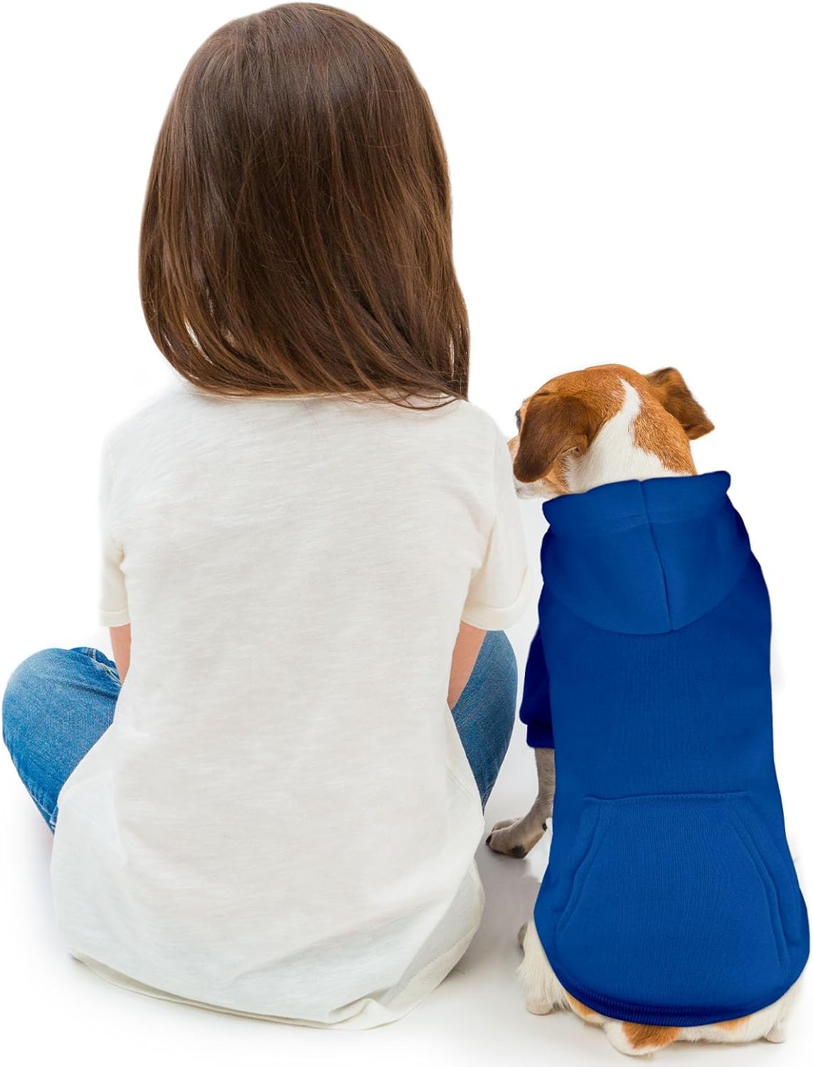 Dog Sweaters for Medium Dogs Dog Hoodie Pet Sweater Solid Soft Brushed Fleece Pet Clothes Hoodie
