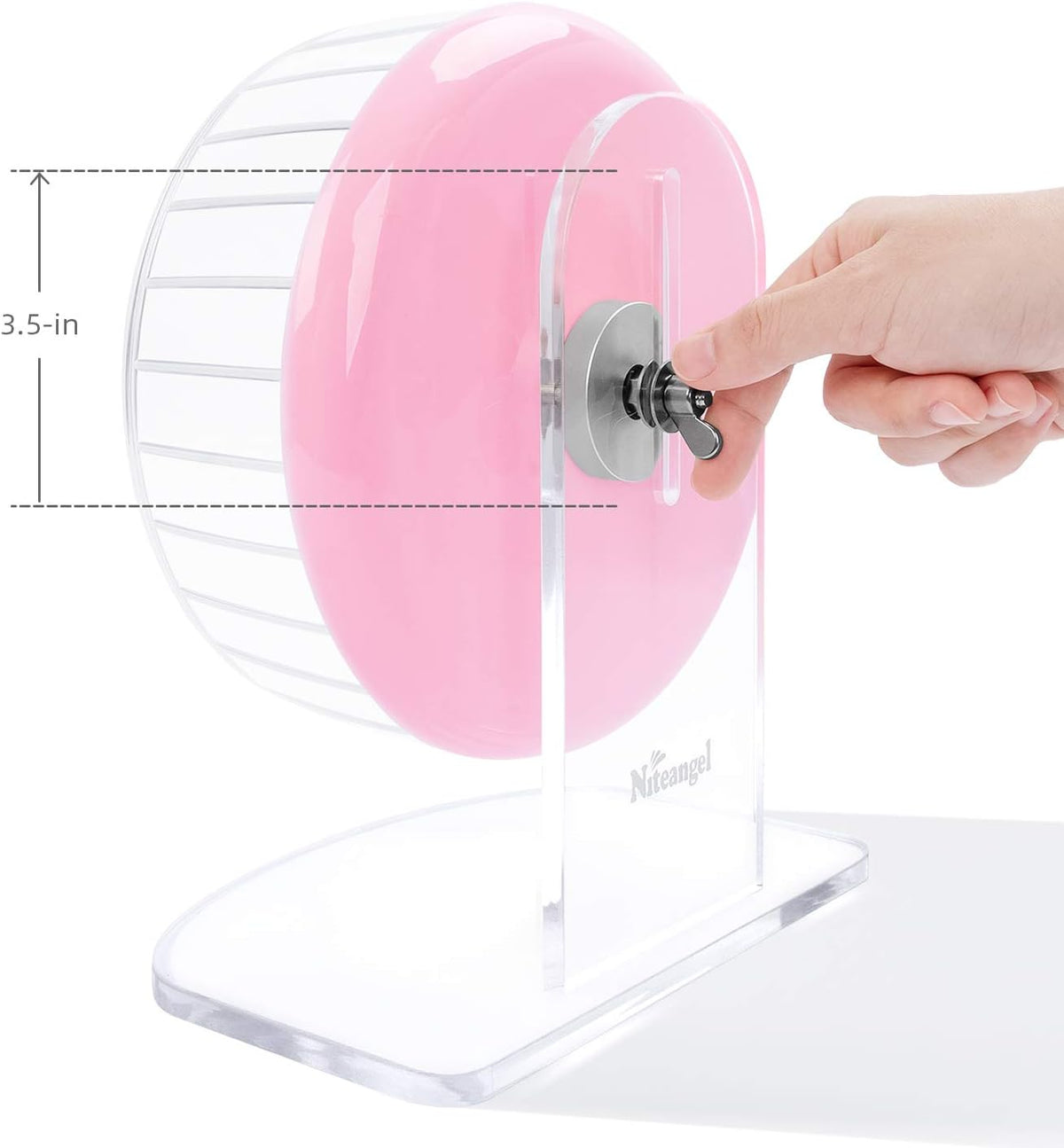 Niteangel Super-Silent Hamster Exercise Wheels: - Quiet Spinner Hamster Running Wheels with
