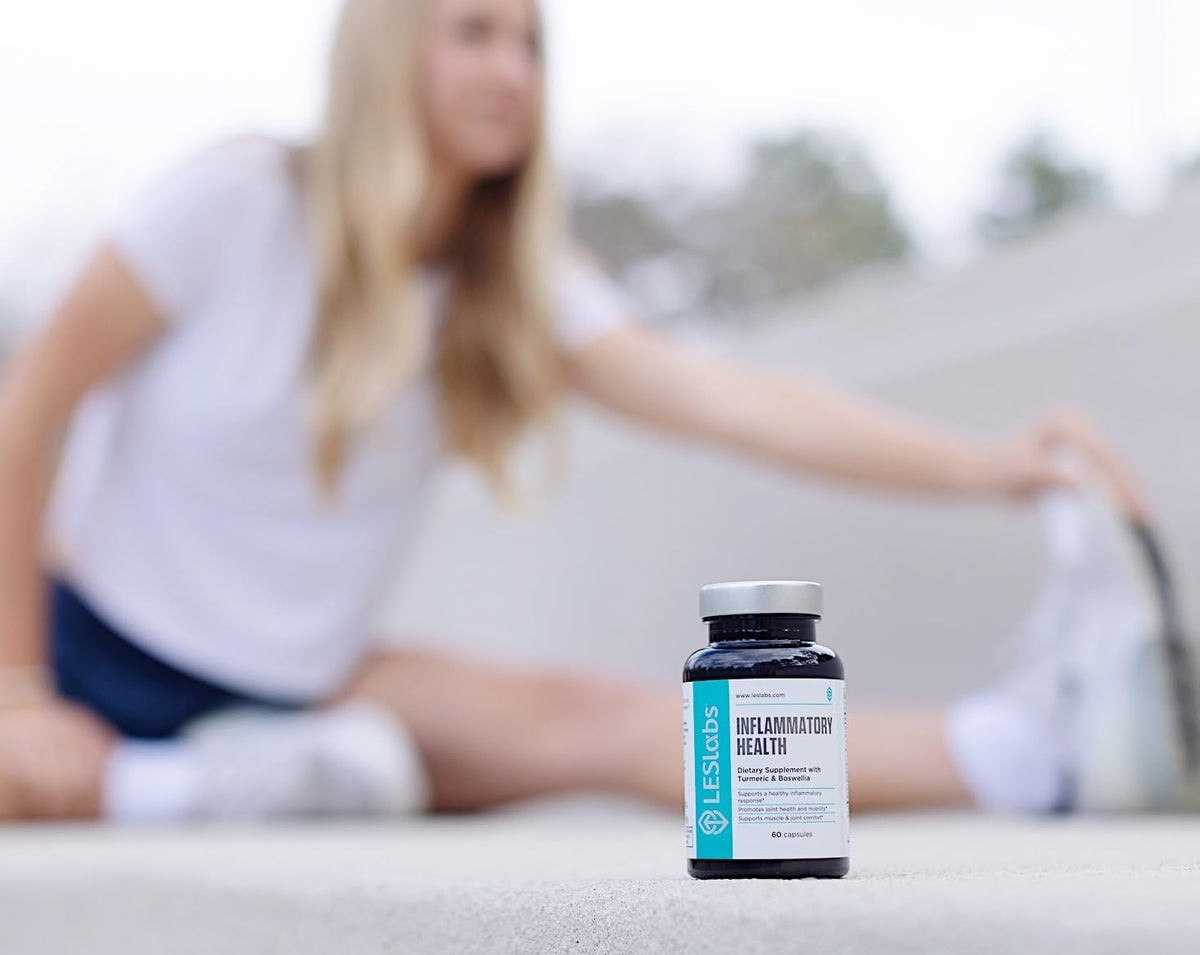 LES Labs Inflammatory Health – Joint Support, Muscle Function & Relaxation, Mobility– Turmeric