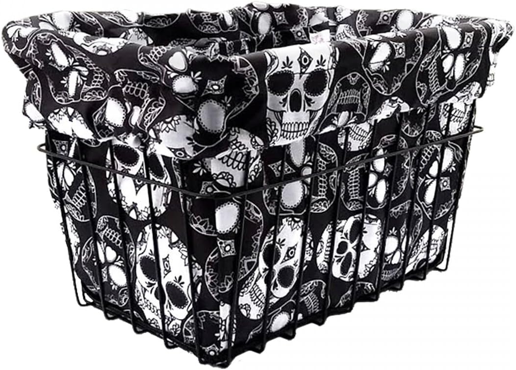 Cruiser Candy Bike Basket Liner Waterproof, Universal Fit for Most Bike Baskets, Stylish 2in1Tote