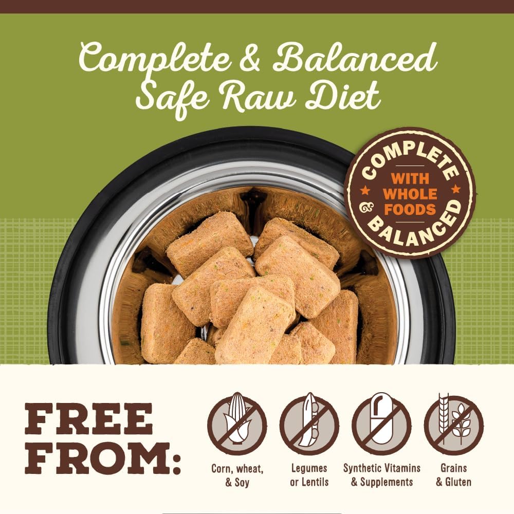 Primal Freeze Dried Raw Dog Food Nuggets, Lamb, Complete & Balanced Meal, Also Use as Topper or