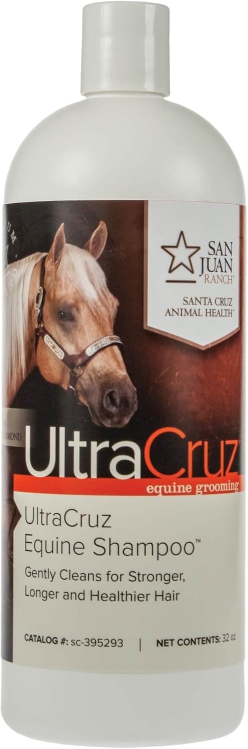UltraCruz Equine Horse Shampoo, Conditioner and Fly & Tick Spray Bundle, 32 oz Each