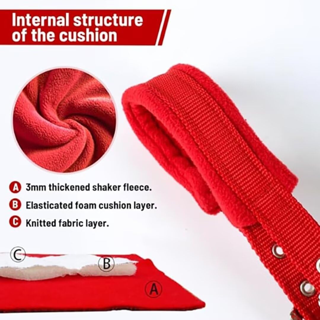 Horse Halter with Wool Lining, Adjustable Halter for Horses Satin Hardware to Prevent Friction