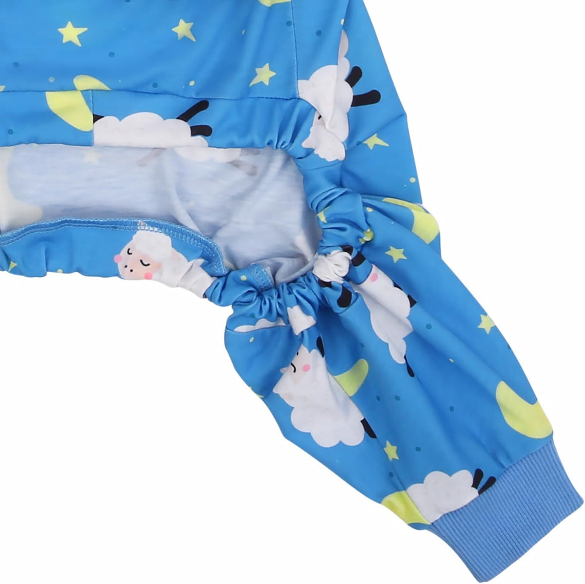 HDE Dog Pajamas One Piece Jammies Jumpsuit Pet Clothes Outfit Stretchy Lightweight Comfy Shirt Pjs