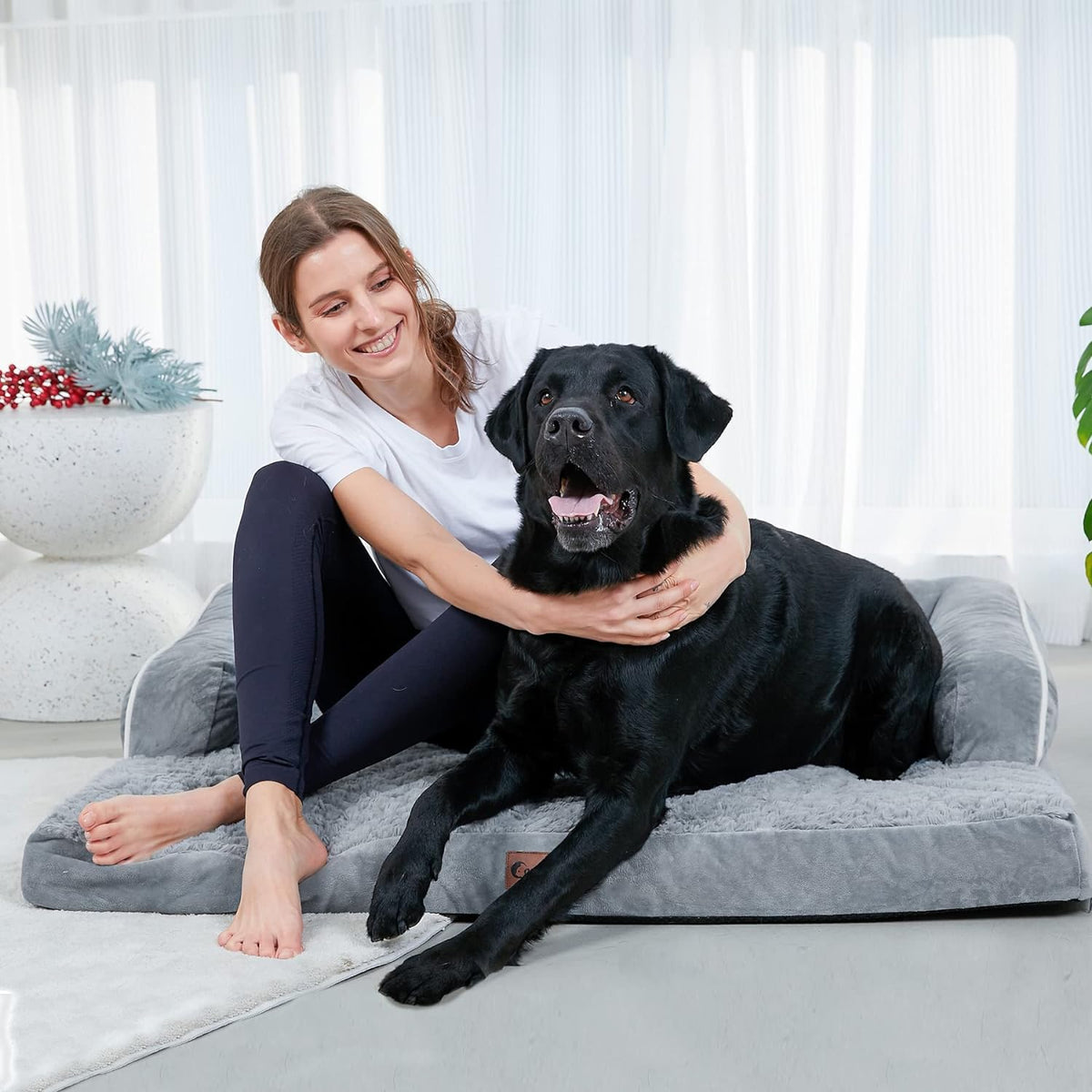 Orthopedic Dog Beds for Extra Large Dogs, Waterproof Dog Beds XLarge, Memory Foam Dogs Couch Beds