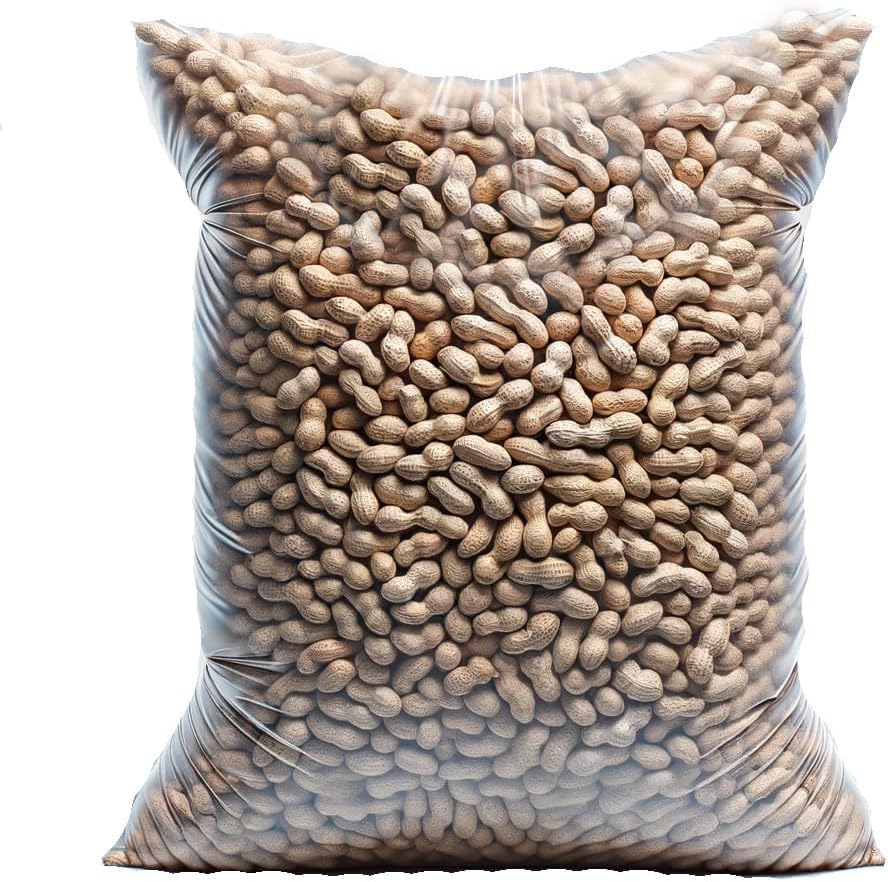 Wildlife Peanuts, 50 lbs for Birds, Squirrels, and Wildlife. USA Grown Non-GMO, Organic Small Farm