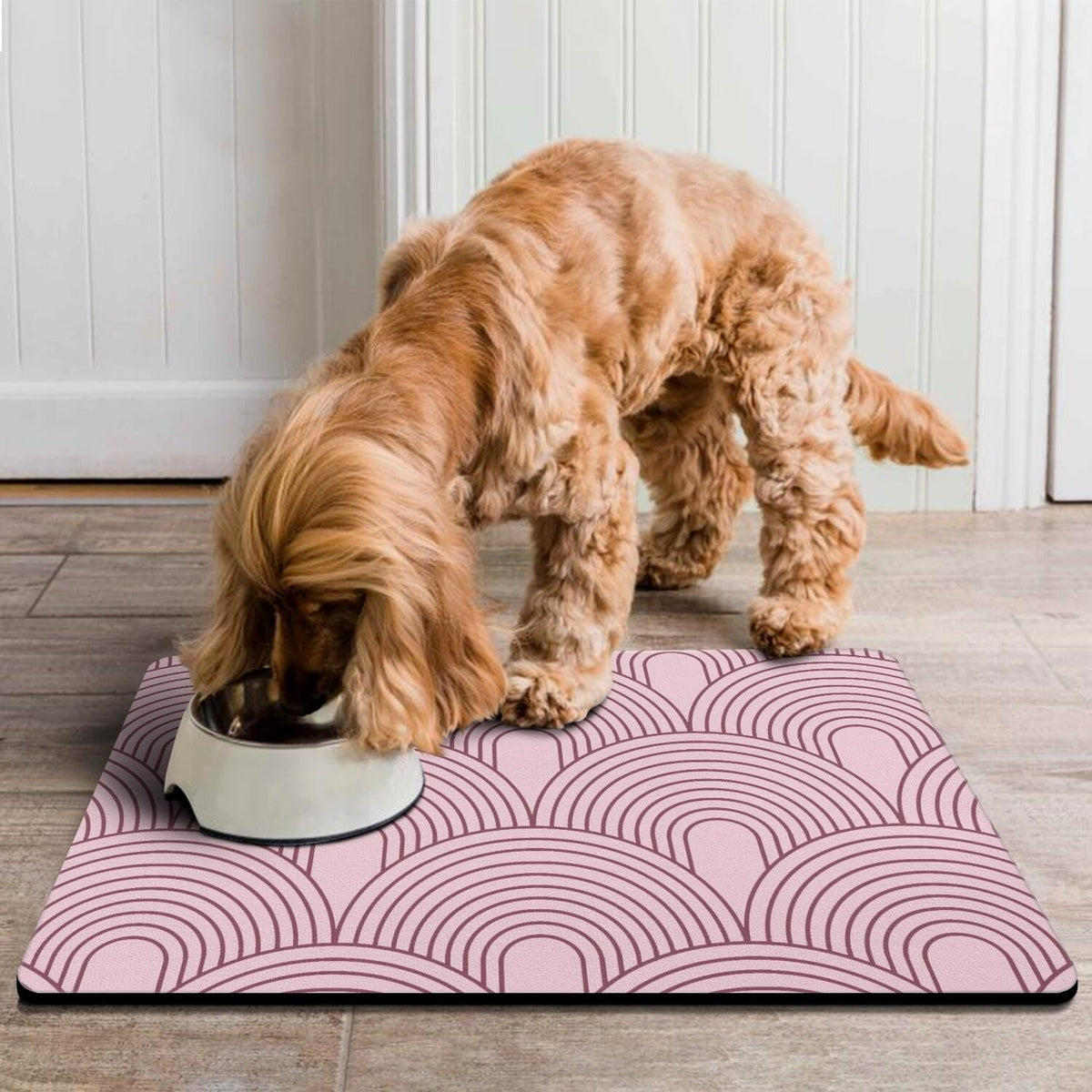 Dog Food Mats for Floors Absorbent, Pet Cat Food Mat - Quick Dry Dog Bowl Mats for Food and Water