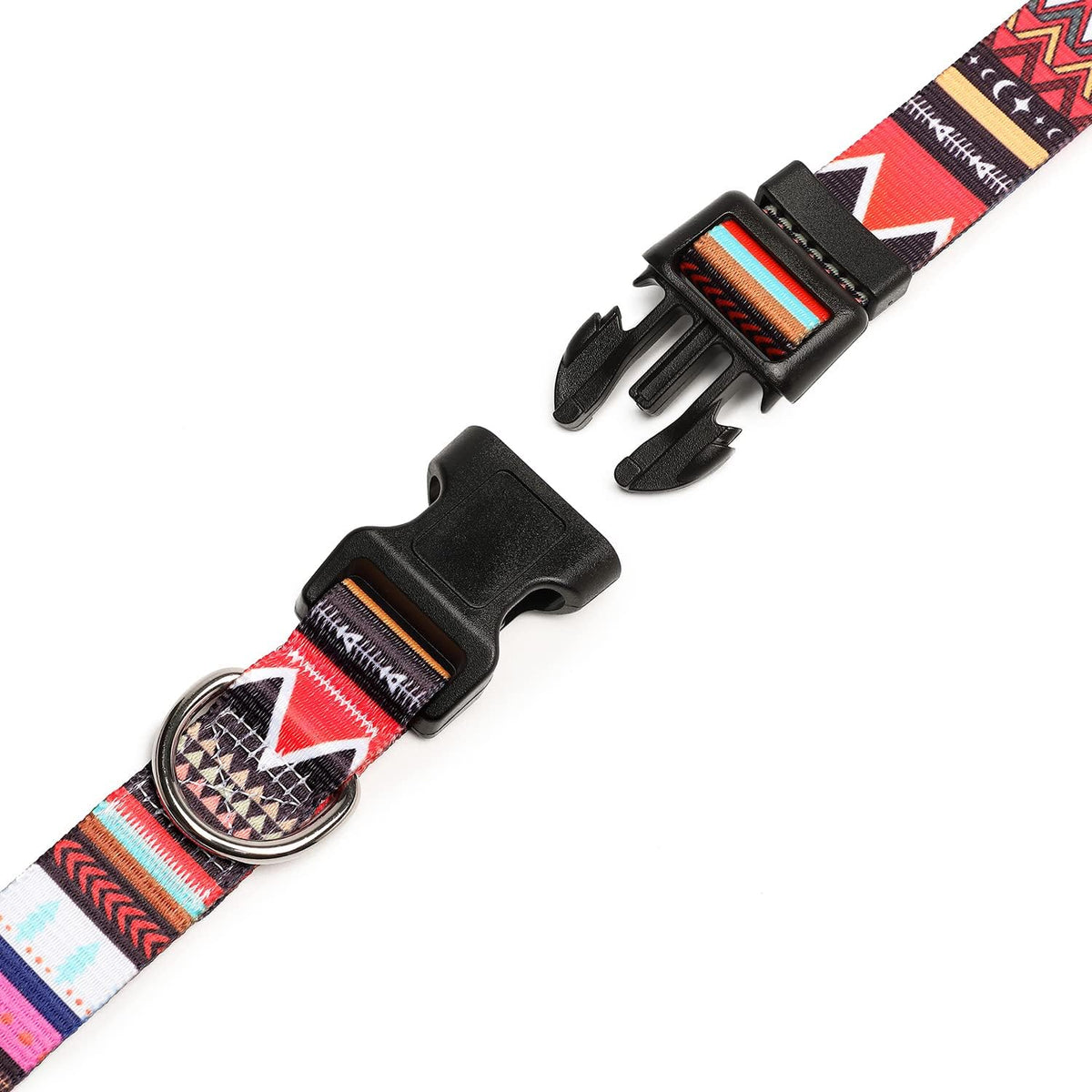 Mercano Adjustable Dog Collar - Special Design Patterns, Soft Nylon Comfortable Durable Pet Collar