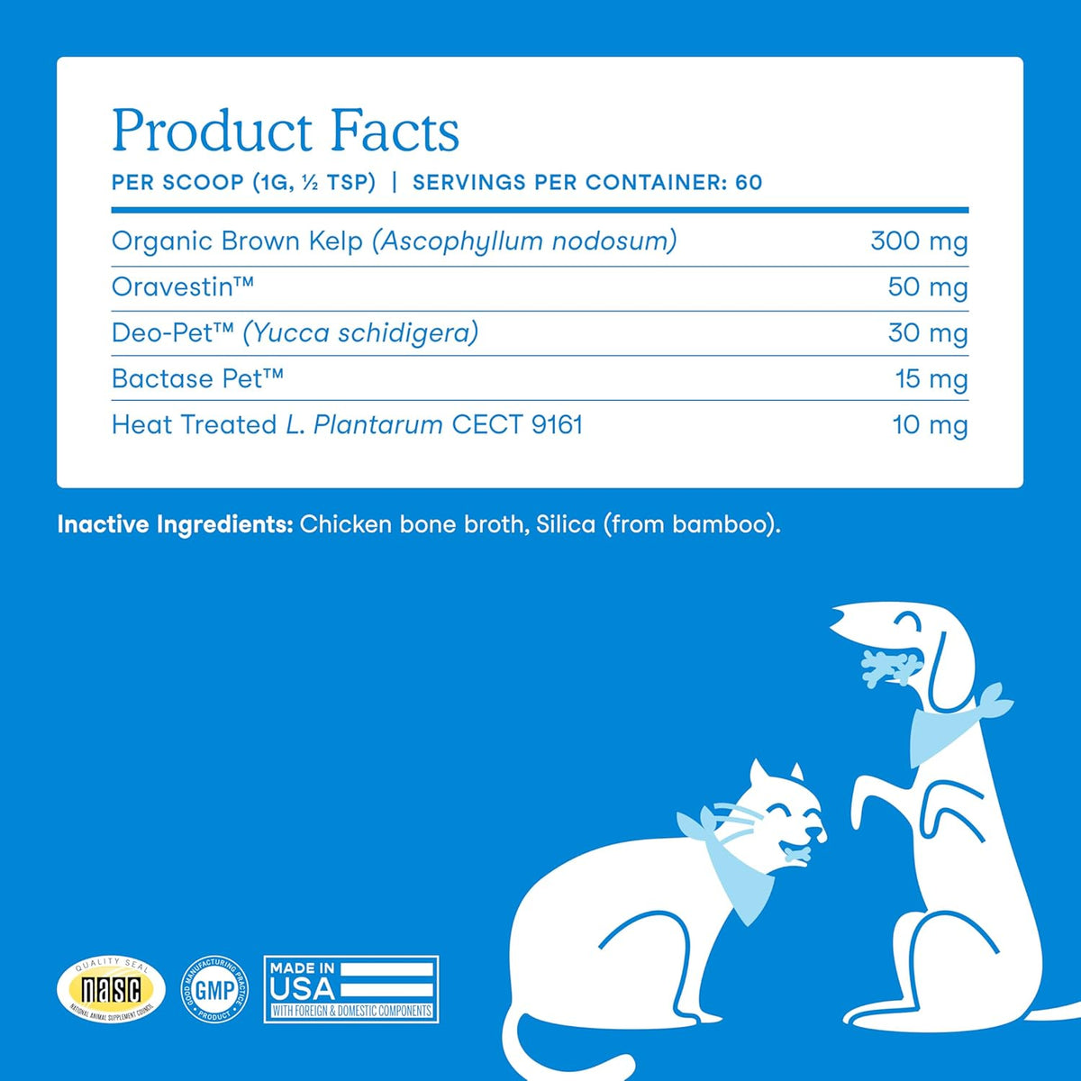 Fera Pets Cat & Dog Dental Support Powder - Supports Fresh Breath - Promotes Healthy Teeth and Gums