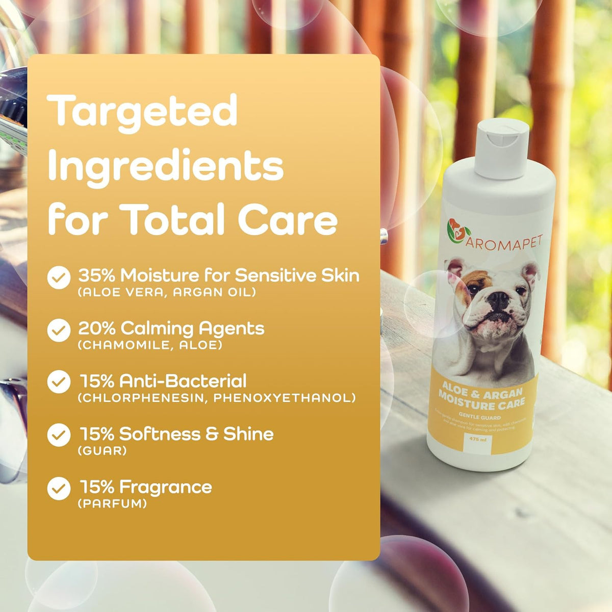 Sensitive Care -Tangle-Free-Silky Shine Softening and detangling Shampoo, Delicate Coat Clean &