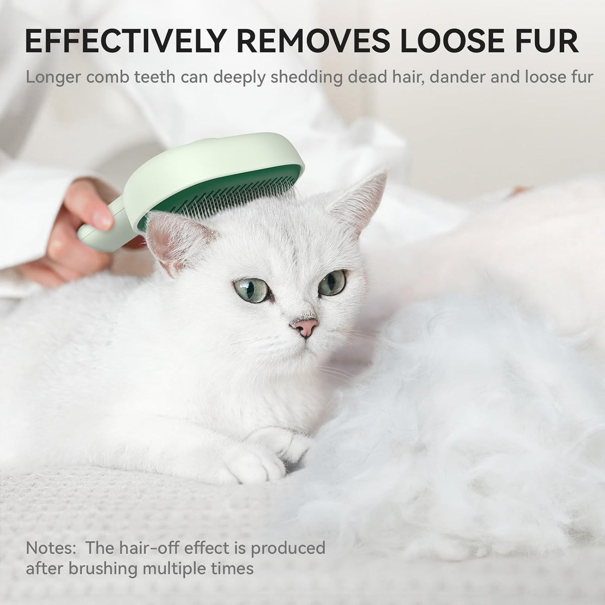 Aumuca Cat Brush for Shedding, Cat Brushes for Indoor Cats, Horses Grooming Deshedding Brush for