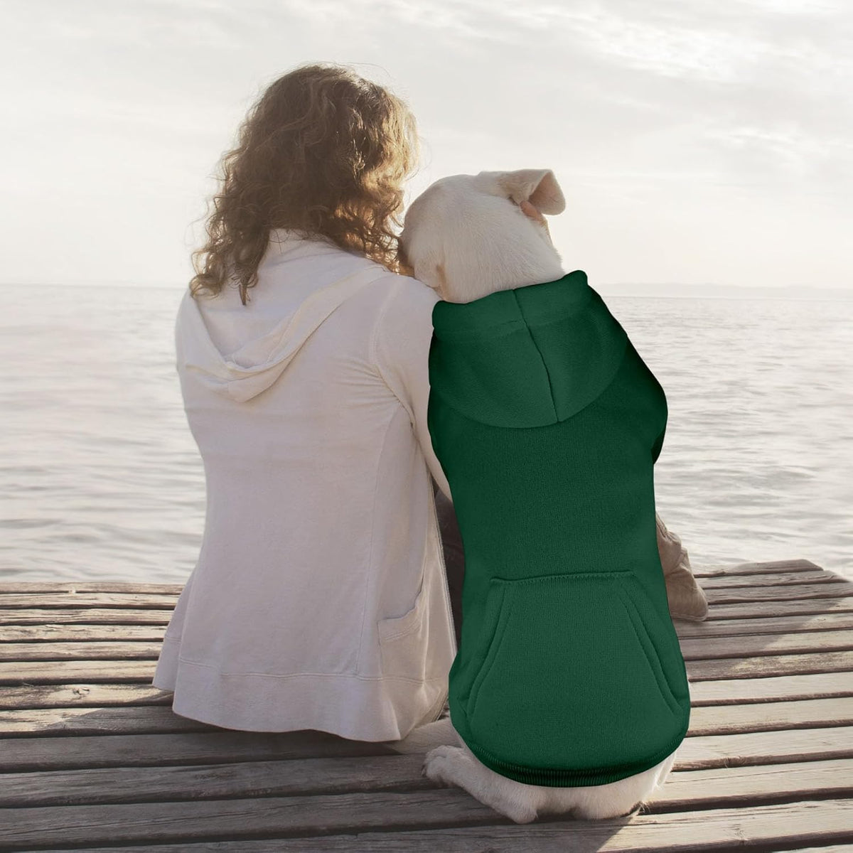 Dog Sweaters for Large Dogs Pet Sweater Solid Soft Brushed Fleece Dog Hoodie Clothes Pet Hoodie