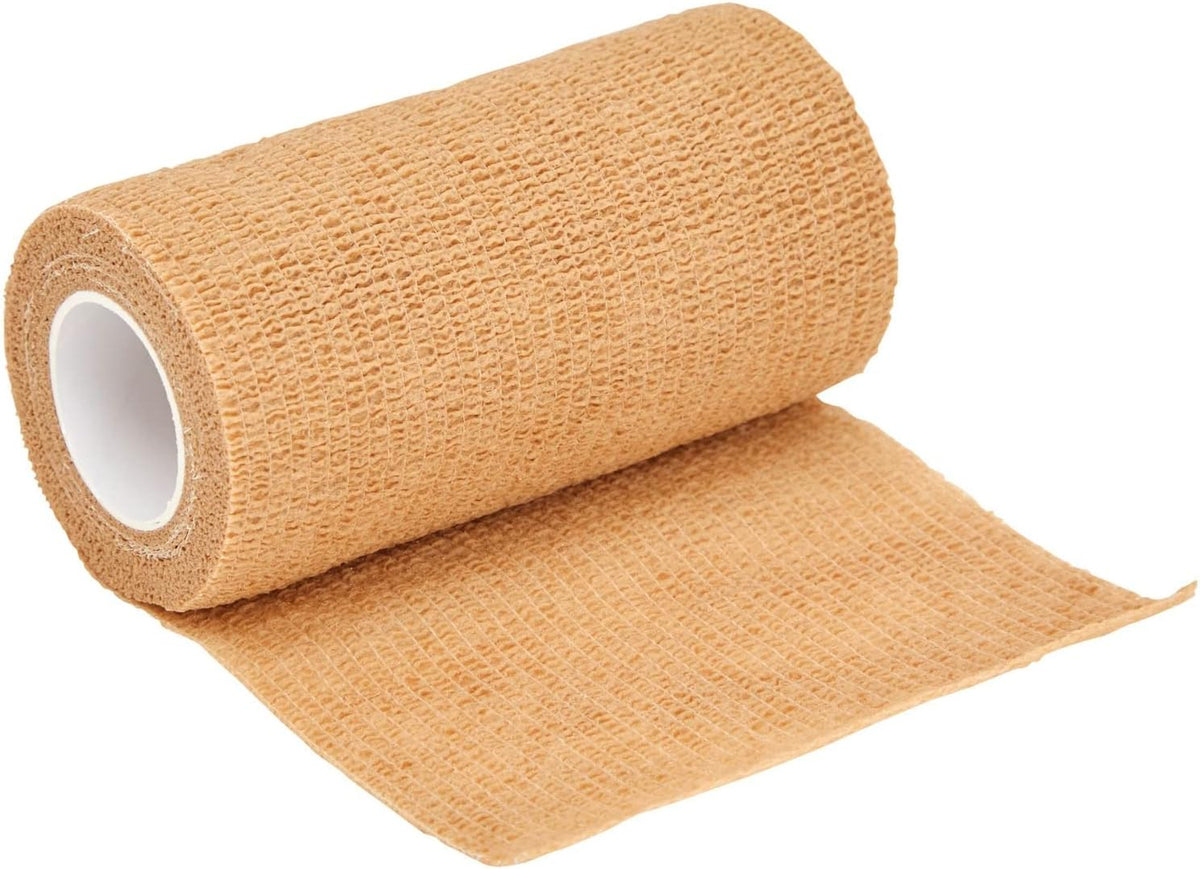 Juvale Elastic Bandage Wrap Self-Adherent Cohesive Tape 6 Rolls - Elastic Cohesive Tape with