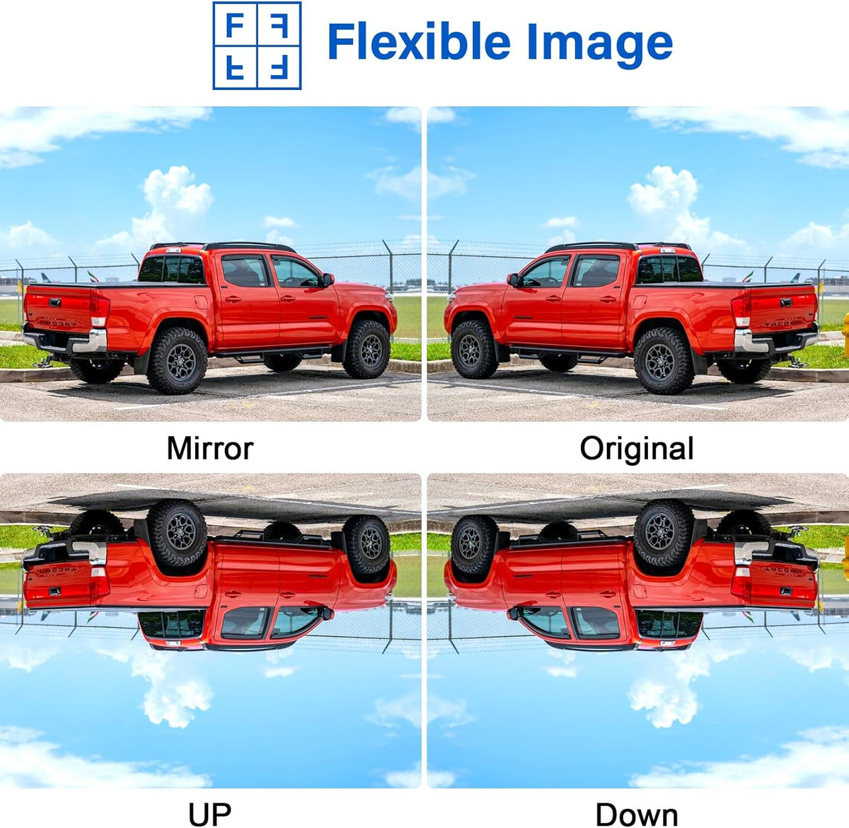Wireless Backup Camera Ease Install - Color Image HD 1080P 5 Inch Monitor Digital Signal Stable