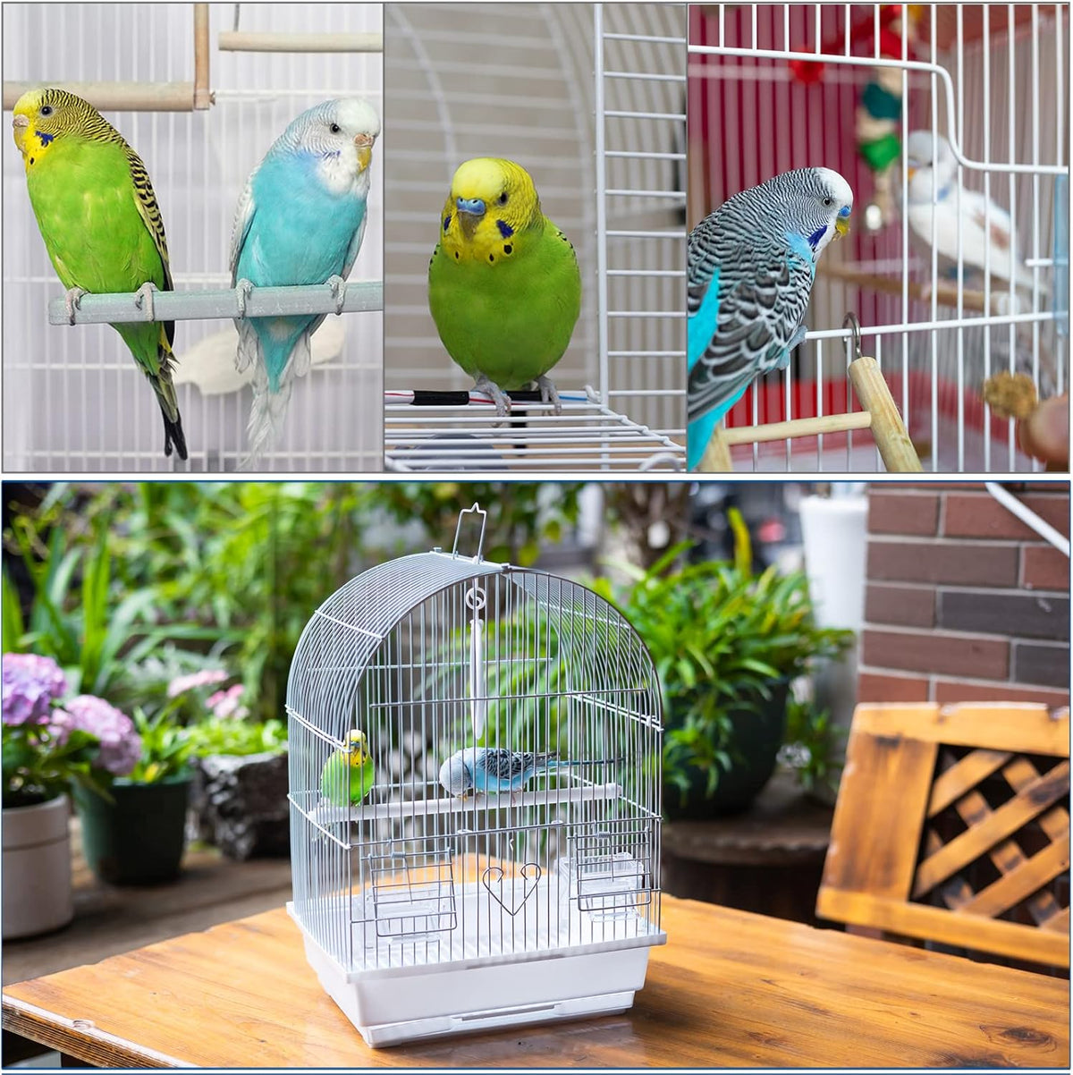 Small Bird Travel Cage - Lightweight Small Birds Starter Kit with Birdcages and Accessories Great