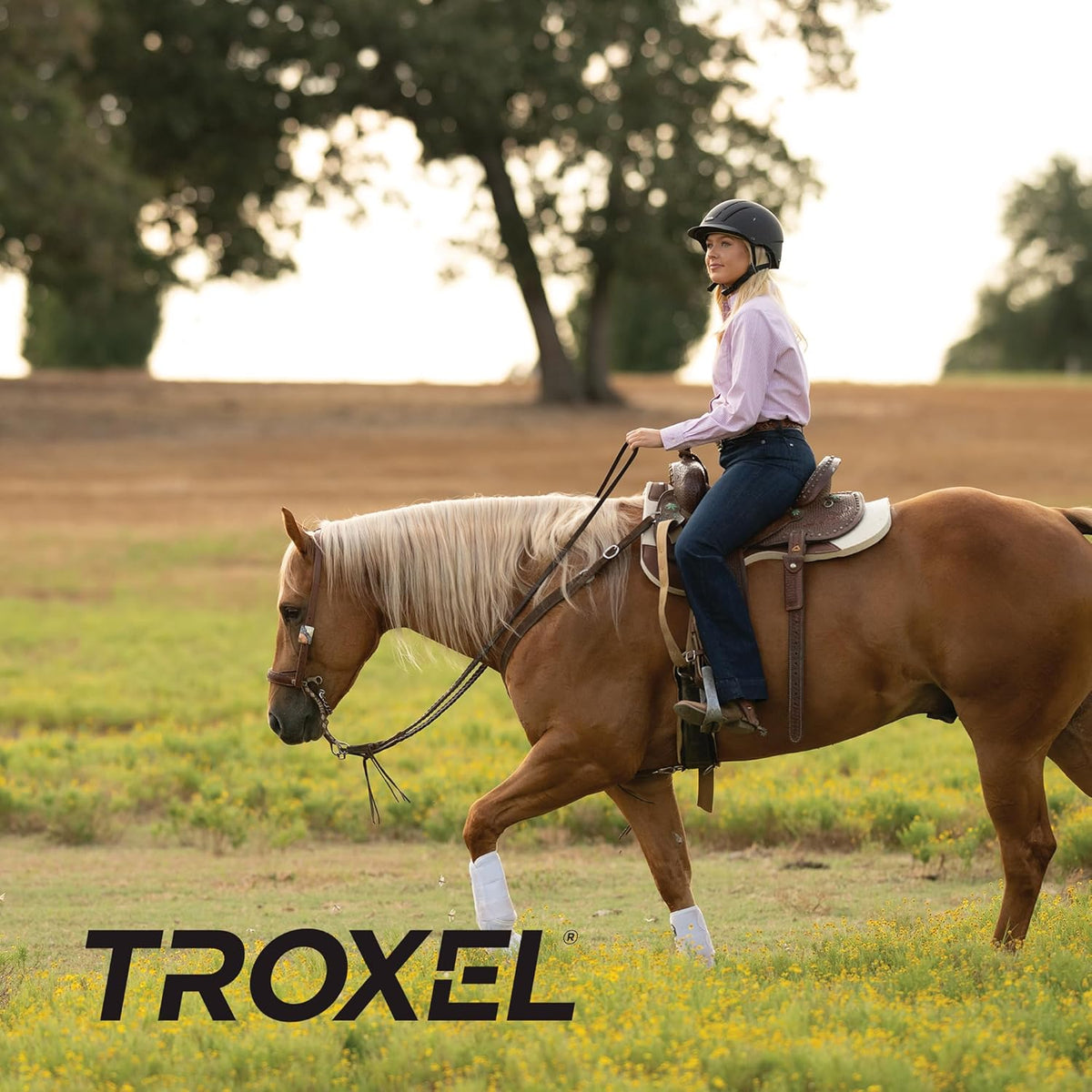 Troxel Spirit MIPS Technology Full Coverage Horse Riding Helmet, Horseback Riding Gear for