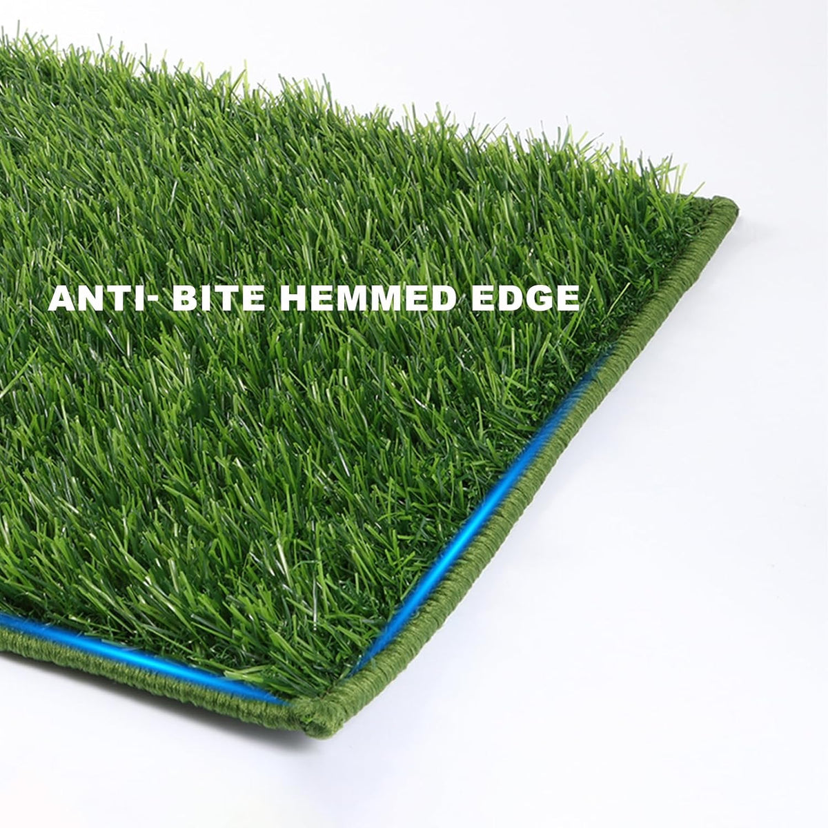 Dog Grass Pad with Tray Small 23" x 16", Dog Potty (No Grate) with Ultra-Absorbent Artificial Grass
