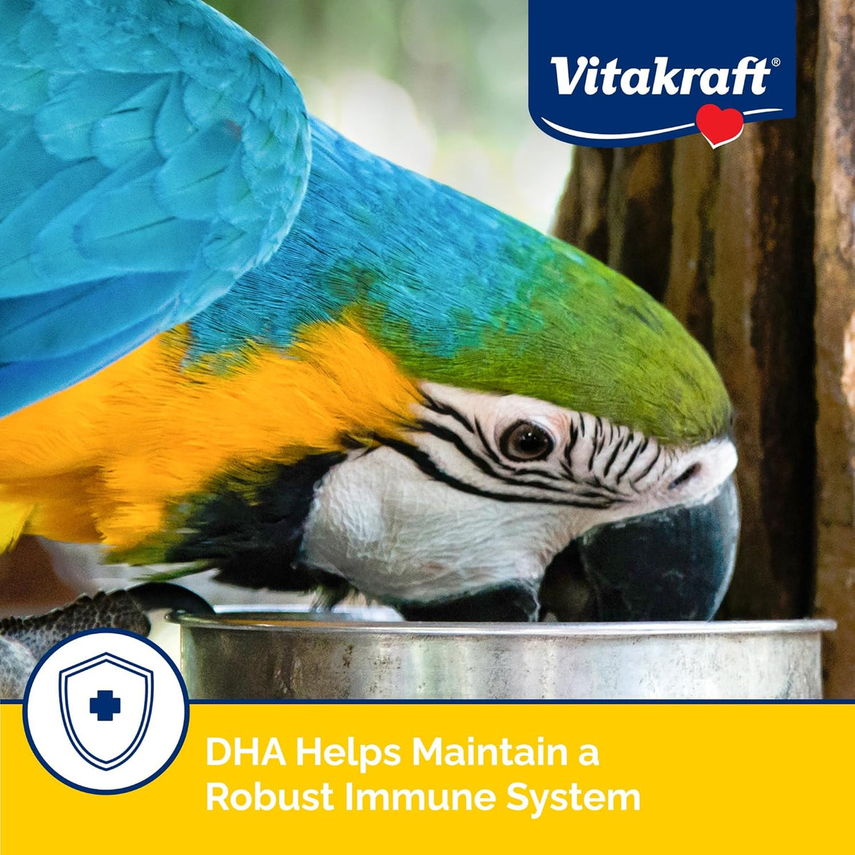 Vitakraft Menu Premium Parrot Food - Vitamin-Fortified - Macaw, Amazon, Conure, and Parrot Food for
