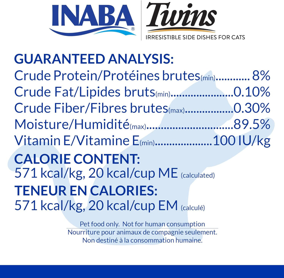 INABA Twins for Cats, Side Dish/Topper Cups, 1.23 Ounces per Serving, 16 Servings, Tuna & Chicken