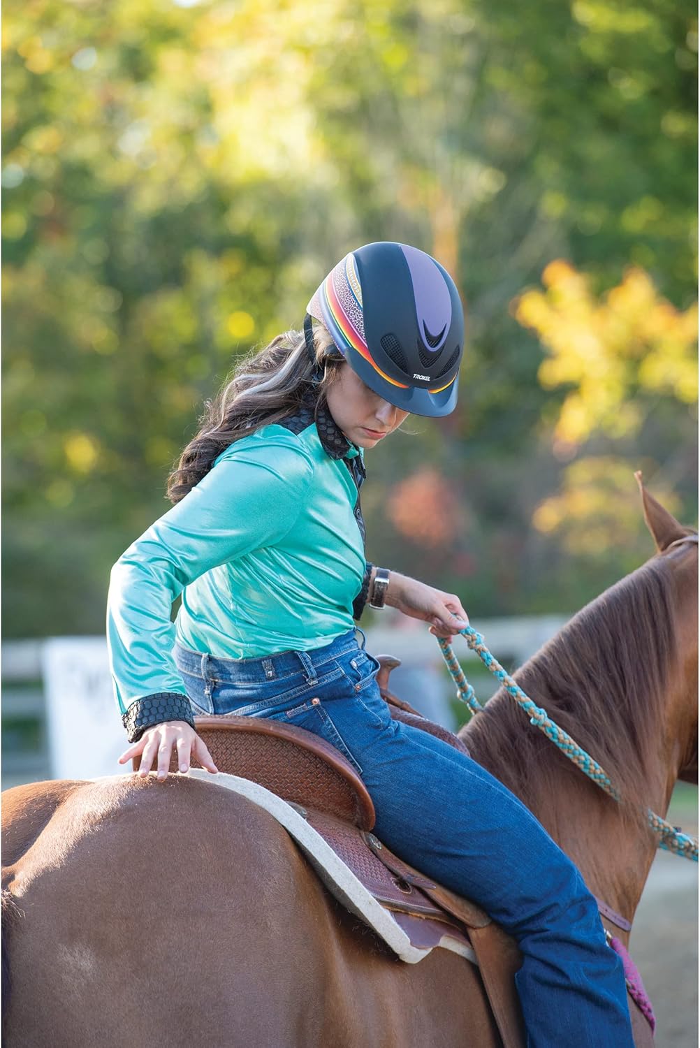 Troxel Dynasty Ultralight Horse Riding Helmet, Low-Profile, Adjustable Design, Safety Horseback