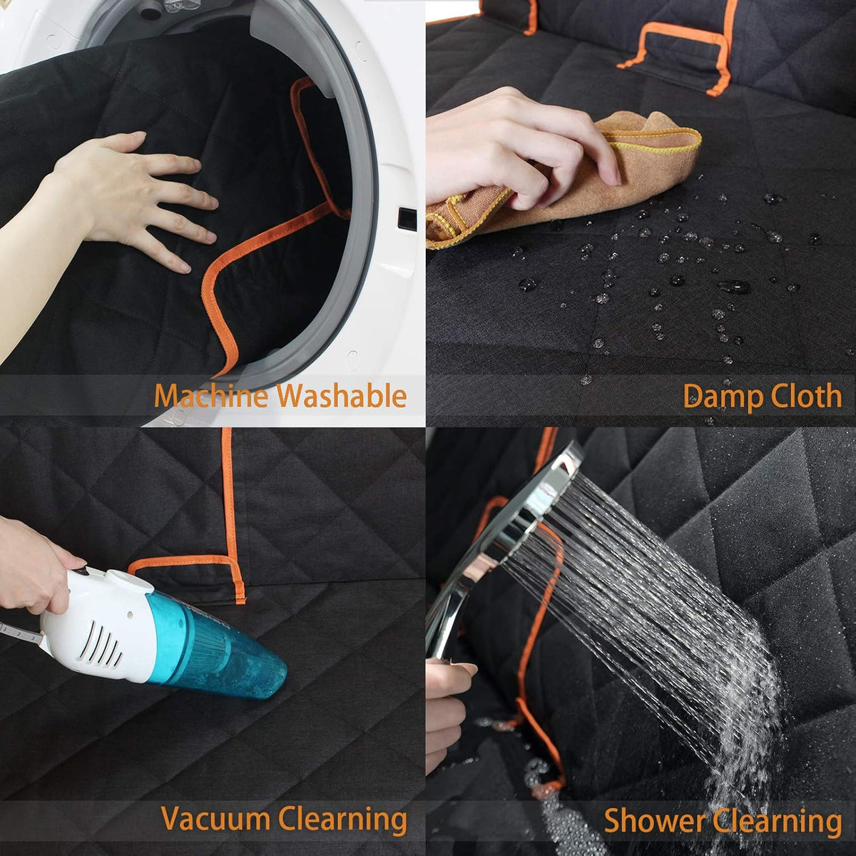 Car Seat Protector, 600D Heavy Duty Car Seat Cover for Dogs, Waterproof Dog Car Seat Cover for Back