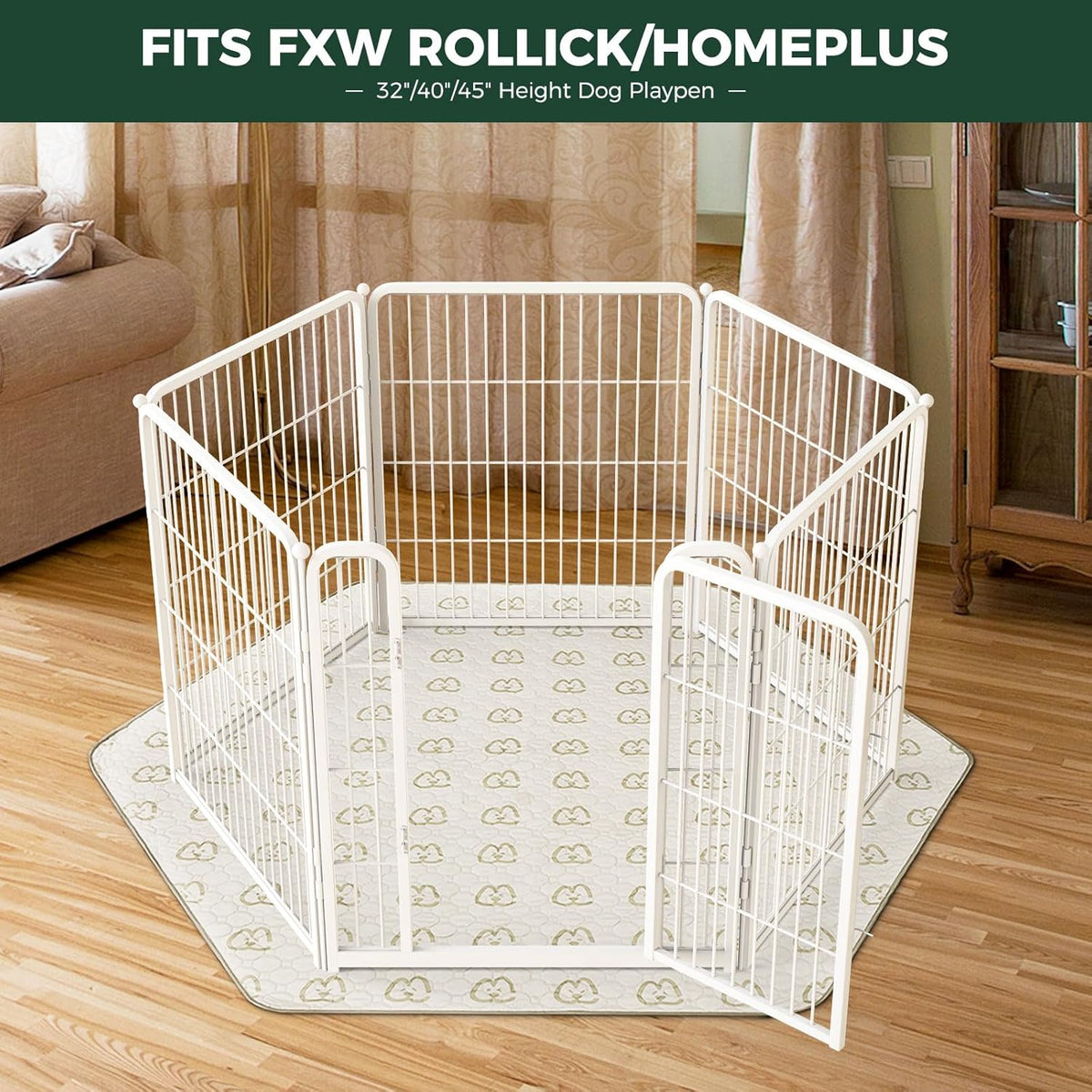 FXW Washable Pee Pads for Dogs, Puppy Pads with Super Absorbent, Specifically Designed for FXW