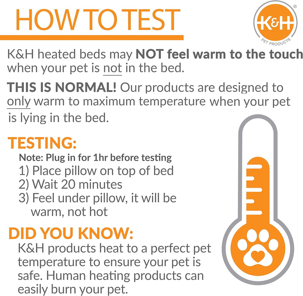 K&H Pet Products Heated Cat Bed for Large Cats, Thermo-Kitty Mod Dream Pod Heated Cat Cave Tent