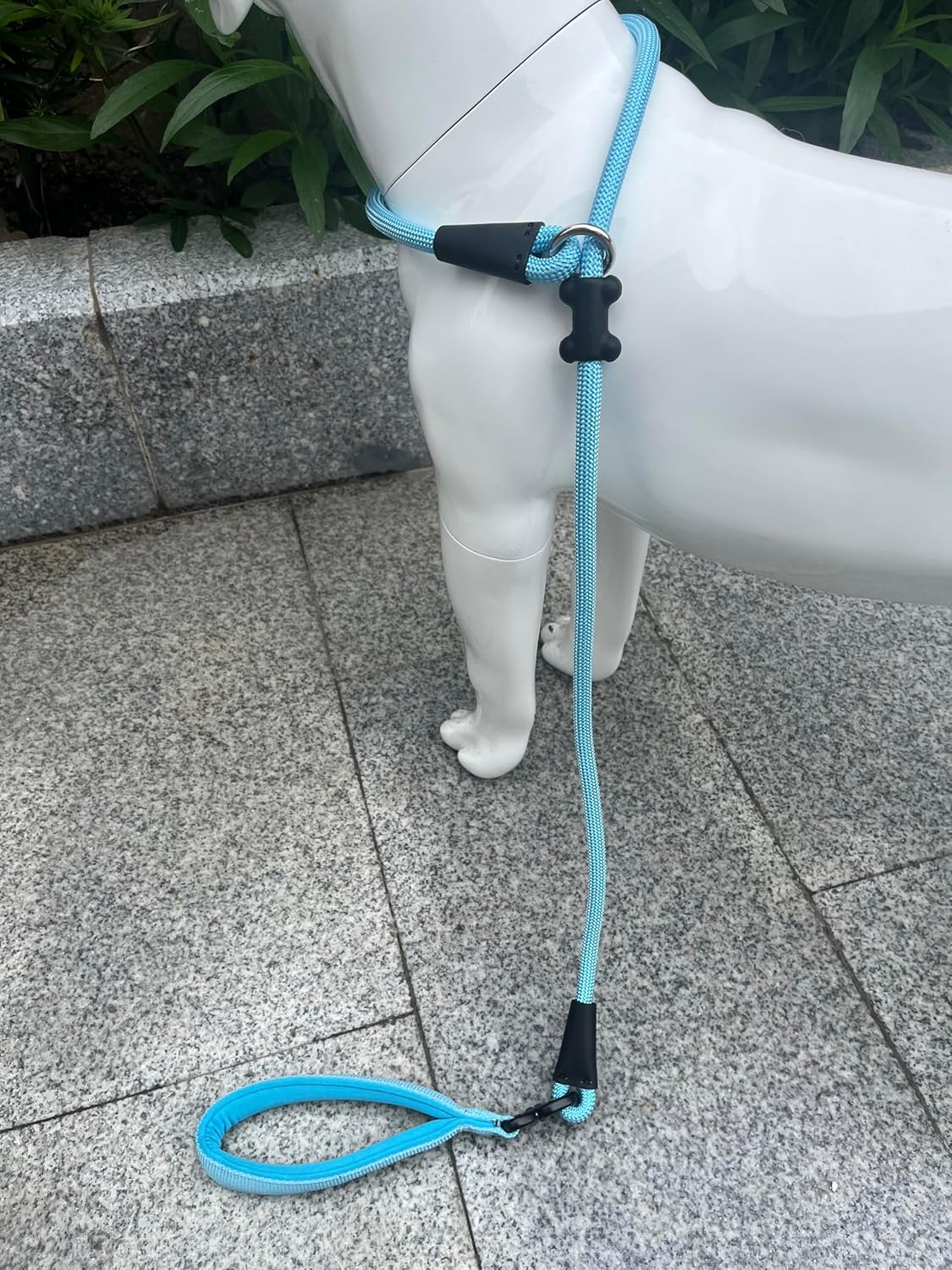 Slip Lead Dog Leash,Strong Nylon Rope Leash and Padded Handle,No Pull Outdoor Walking Training Lead