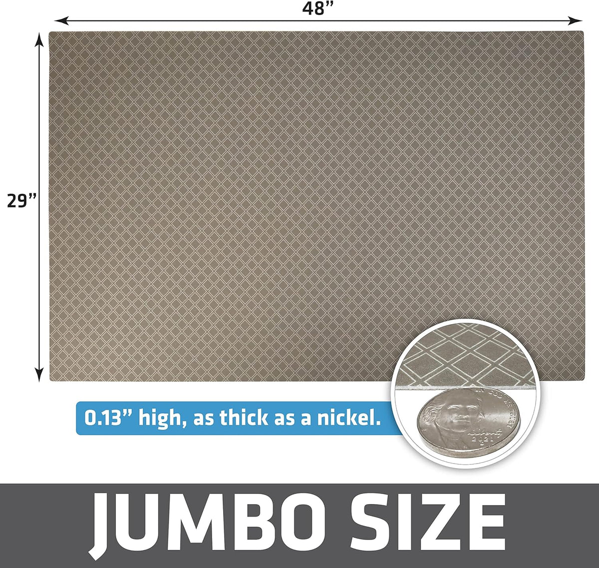Drymate Dog Crate Mat Liner, Absorbs Urine, Waterproof, Non-Slip, Washable Puppy Pee Pad for Kennel
