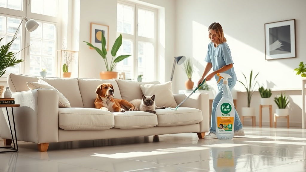 Clean Home, Safe Pets: A Guide to Pet-Friendly Cleaning Essentials 🧼🐾🌱