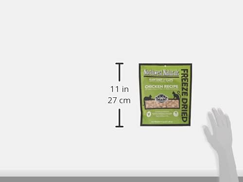 Northwest Naturals Freeze-Dried Chicken Cat & Kitten Food – Bite-Sized Nibbles – Healthy, Limited