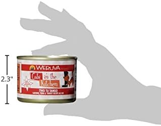 Weruva Cats in The Kitchen, Two Tu Tango with Sardine, Tuna & Turkey Au Jus Cat Food, 6oz Can (Pack