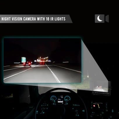 FalconEye Electronics 2nd Generation 200-300Ft Wireless Range Backup Camera for Trucks, Fleets. HD