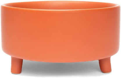 Waggo Uplift Ceramic Dog Bowl for Small Medium and Large Breeds - Heavyweight and Durable Pet Food