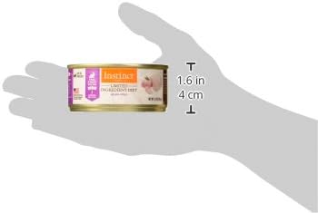 Instinct Limited Ingredient Diet, Natural Wet Cat Food, Grain Free Recipe - Real Rabbit, 5.5 oz.