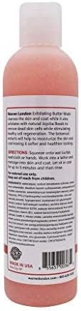 Warren London Exfoliating Butter Wash – Pomegranate & Fig Dog Shampoo, 8 oz | Cleans, Exfoliates &