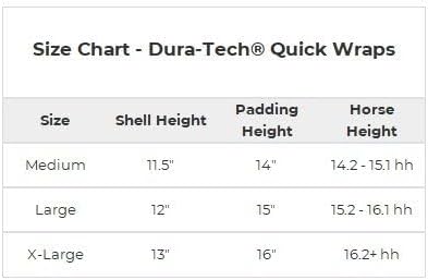 Dura-Tech Stable Quick Wraps for Horses | Ultimate Comfort & Protection for Equine Legs | Enhanced