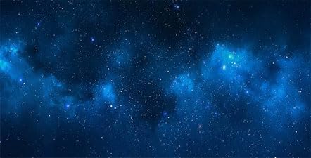 24X12IN Starry Aquarium Background, Art Starry Fish Tank Decorations Background, with 8 EVA