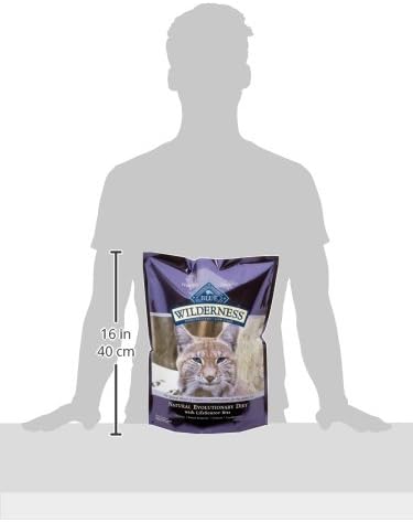 Blue Buffalo Wilderness Natural Adult Dry Cat Food, High-Protein and Grain-Free Diet, Supports
