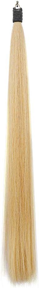 Horse Tail Extensions with Braided Horsehair Loop, Blunt Cut Bottom, 34-36 inches Long and 1 lb