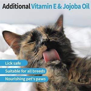 Mooncat Cat Paw Balm ??Cat-Specific Paw & Nose Moisturizer for Dry Cracked Pads, Fast Absorbing
