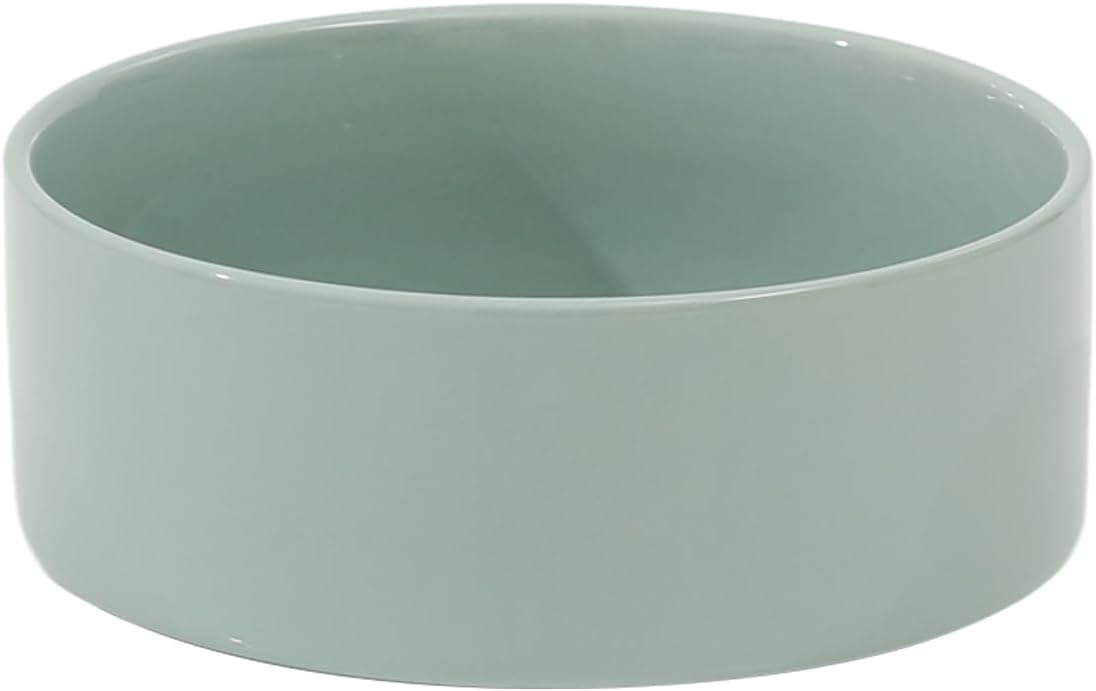 Ceramic 8.2inch Dog Bowl for Large-Breed Dogs, Anti-Slip and Weighted Pet Food and Water Bowl