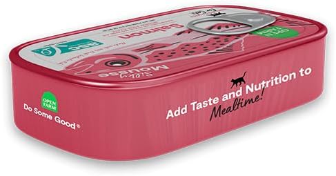 Open Farm, Canned Cat Food Topper, Silky Mousse Made with 95% Responsibly Sourced Icelandic Fish