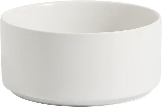 Ceramic 6.1inch Non-Slip Dog Food and Water Bowl for Small & Medium Breed Dogs,Pet Bowl for