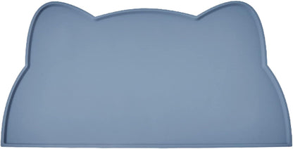 Cat Food Mat, Silicone Pet Feeding Mat for Floor Non-Slip Waterproof Dog Water Bowl Tray Cushion