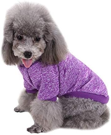 Jecikelon Dog Clothes Dogs Sweater Soft Puppies Clothing Winter Puppy Sweaters Warm Outfit for Dogs